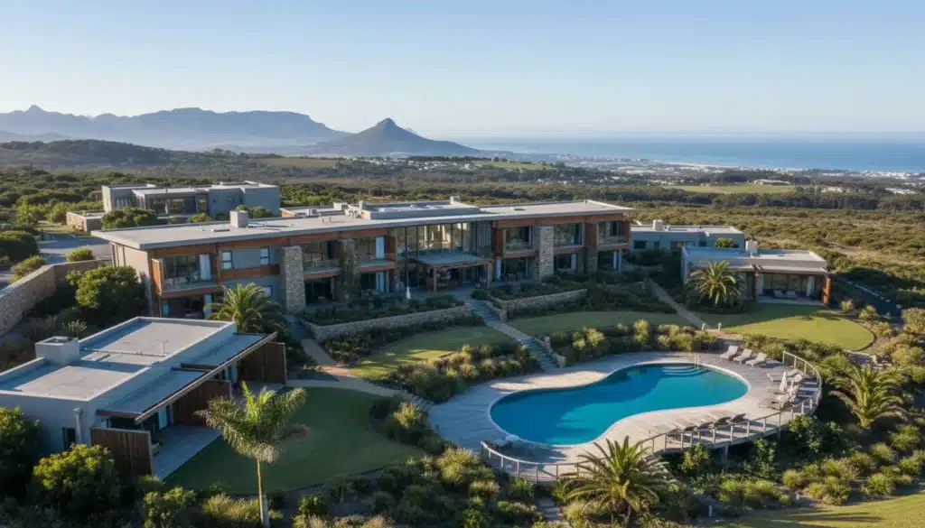 What should I expect during a detox program for substance abuse in South Africa? 3 Exterior view of a modern rehabilitation facility in a natural setting near Cape Town.